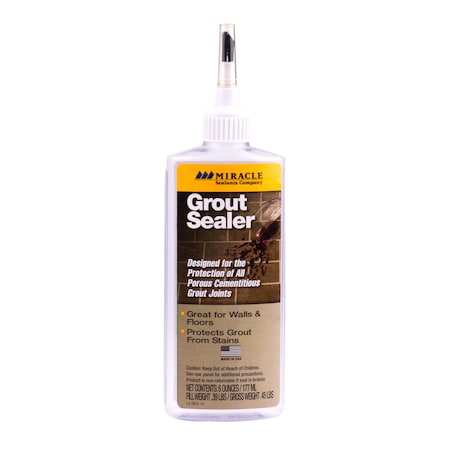 Miracle Sealants Sealant, Grout Sealer, 6 Ounce GRTSLR6OZ12